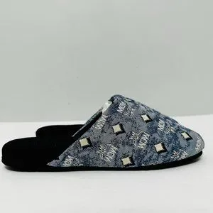 COPY - NEW IN BOX MCM SIGNATURE MONOGRAM PRINT SLIPPERS MEDIUM $285 MCM Alphabet Slippers in Brown | Lyst main image 4